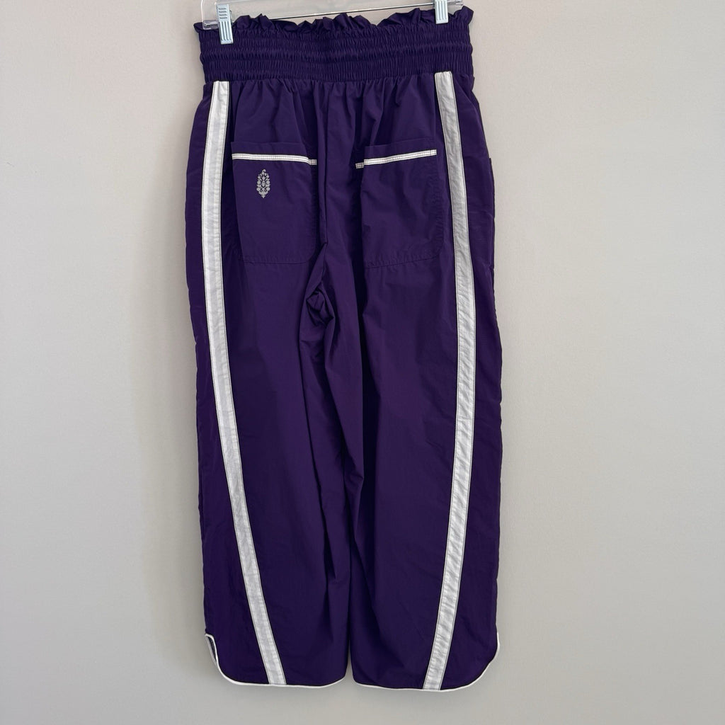 Free People FP Movement Women’s Small Dark Amethyst Wayside Jogger Pants NEW