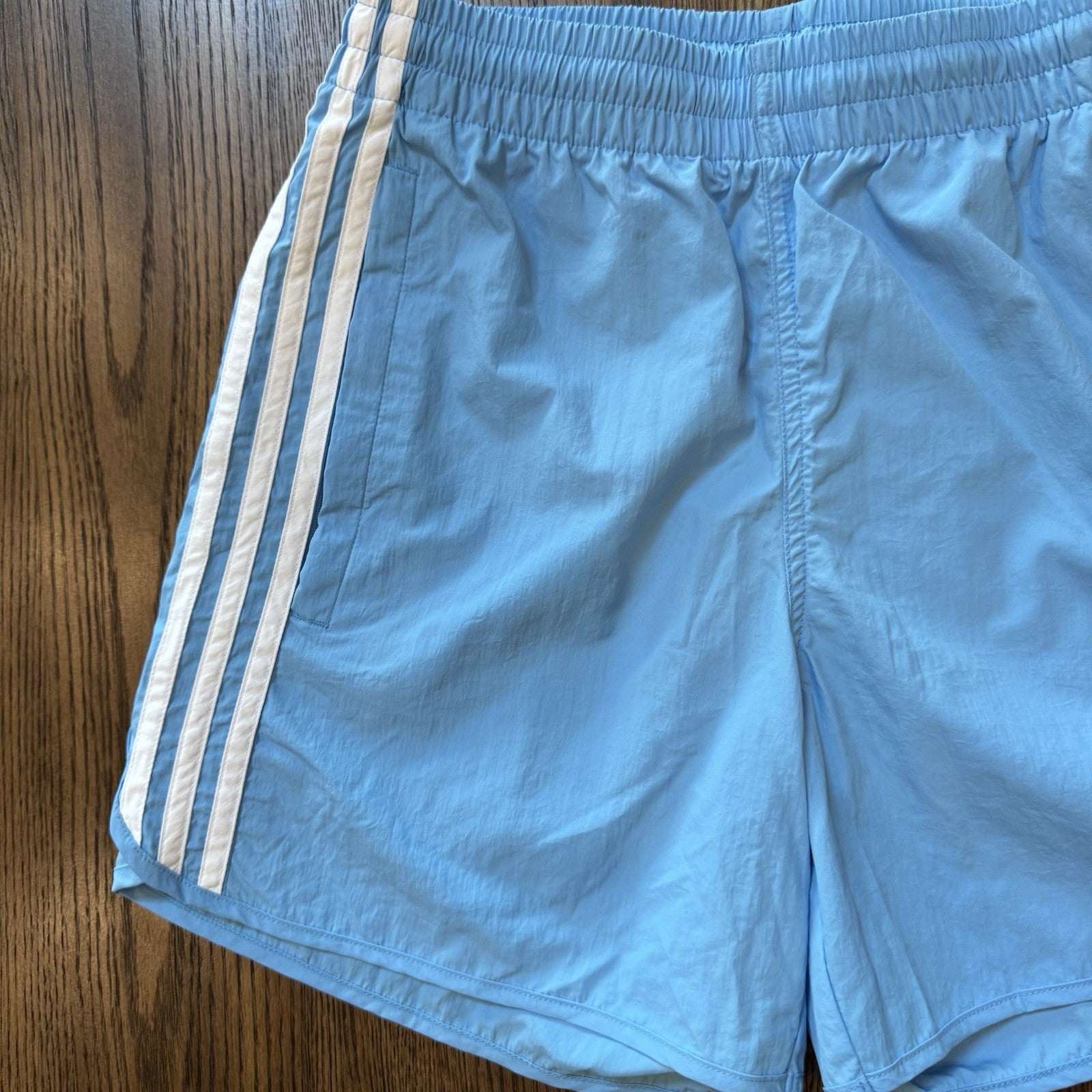 NWT XSmall Adidas Originals Sprinter Shorts Blue Men’s Trefoil 3-Stripes