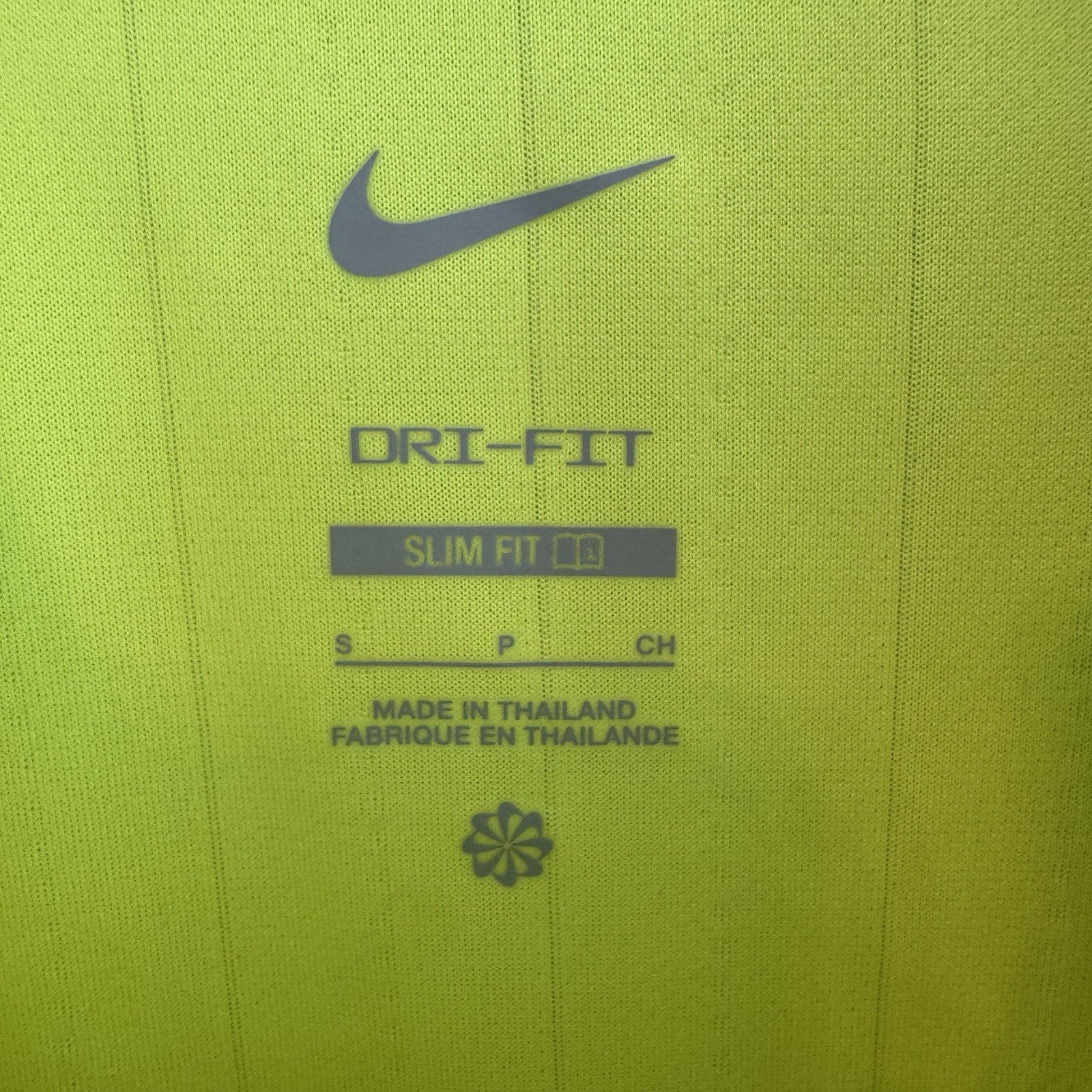 Nike Men’s Dri-Fit Soccer Referee Jersey Neon Volt Yellow DH8024-702 Small NWT