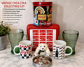 Vintage Coca-Cola Collectible Lot Glasses Mugs Puzzle Tin Lunch Box Plush