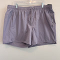 VRST Men's 5" Everyday Short XXL Purple Stone Relaxed Fit Elastic Waist NWT