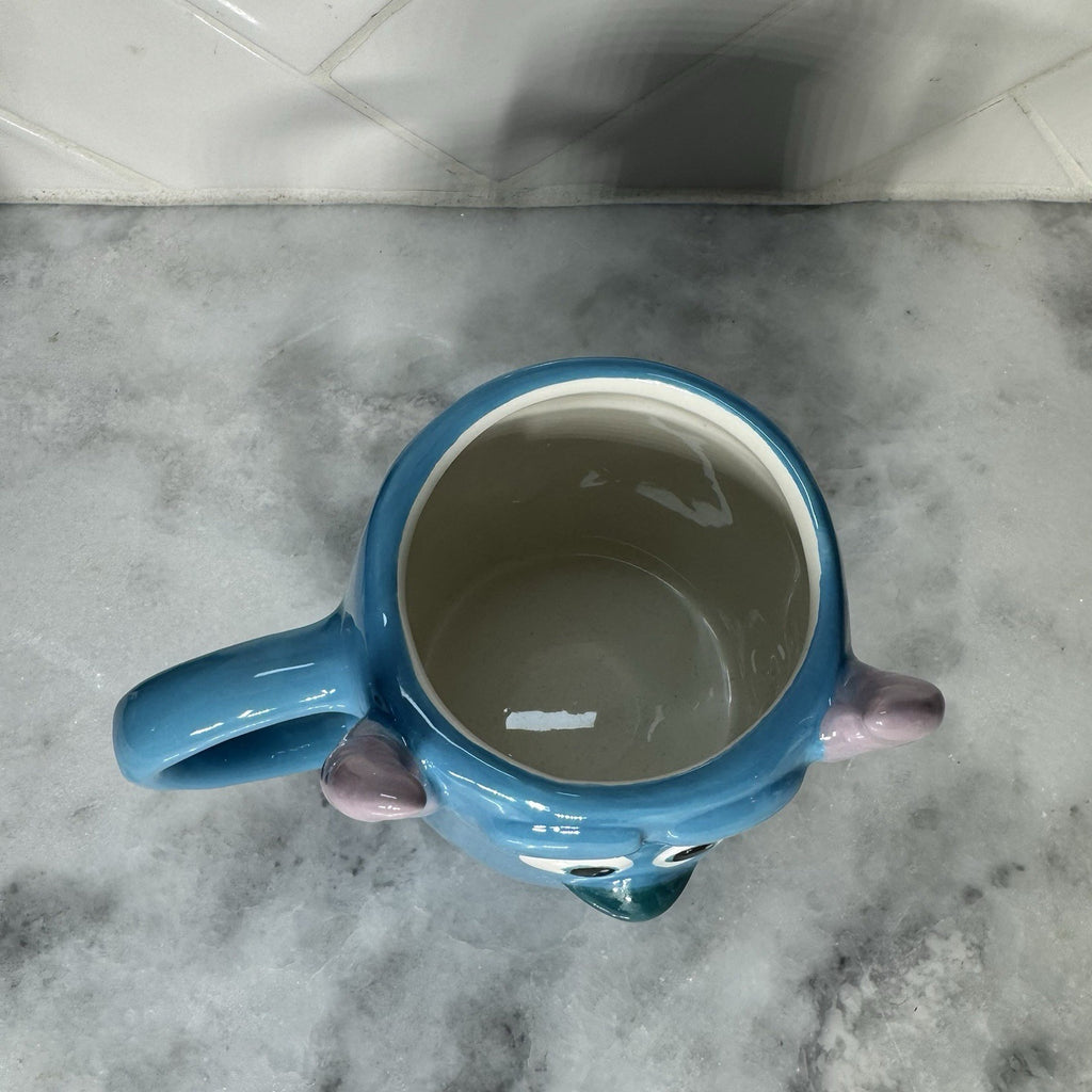 Disney Pixar Monsters Inc Sulley 3D Ceramic Coffee Mug Blue Character Cup