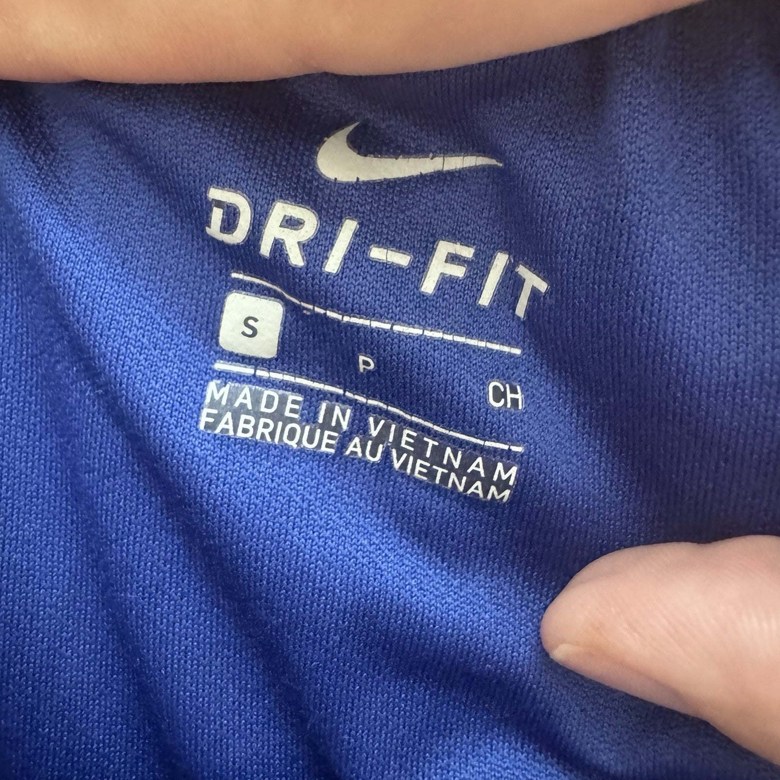 Nike Dri-Fit Womens Running Shorts Small Blue Red Abstract Athletic Activewear