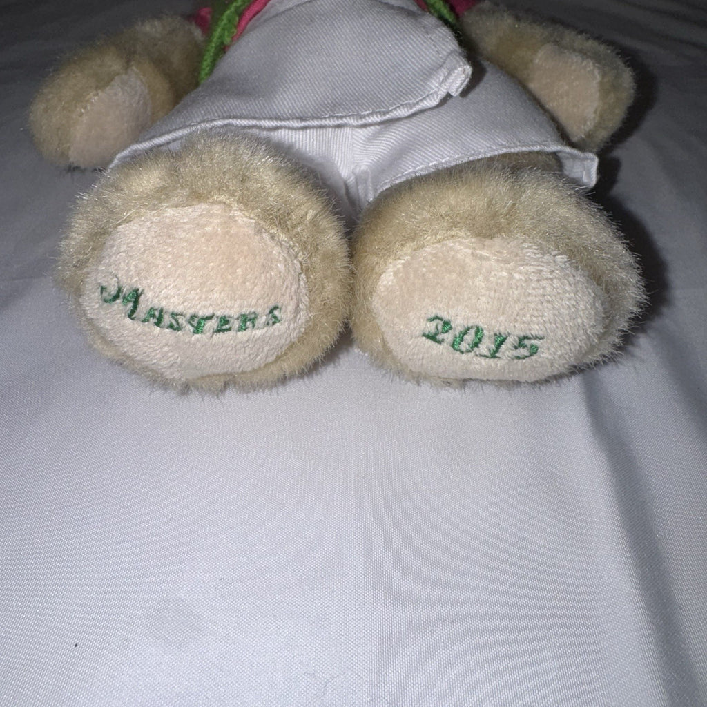 Vintage RARE 2015 Masters Golf Commemorative Girl Bear 10" Augusta National PGA