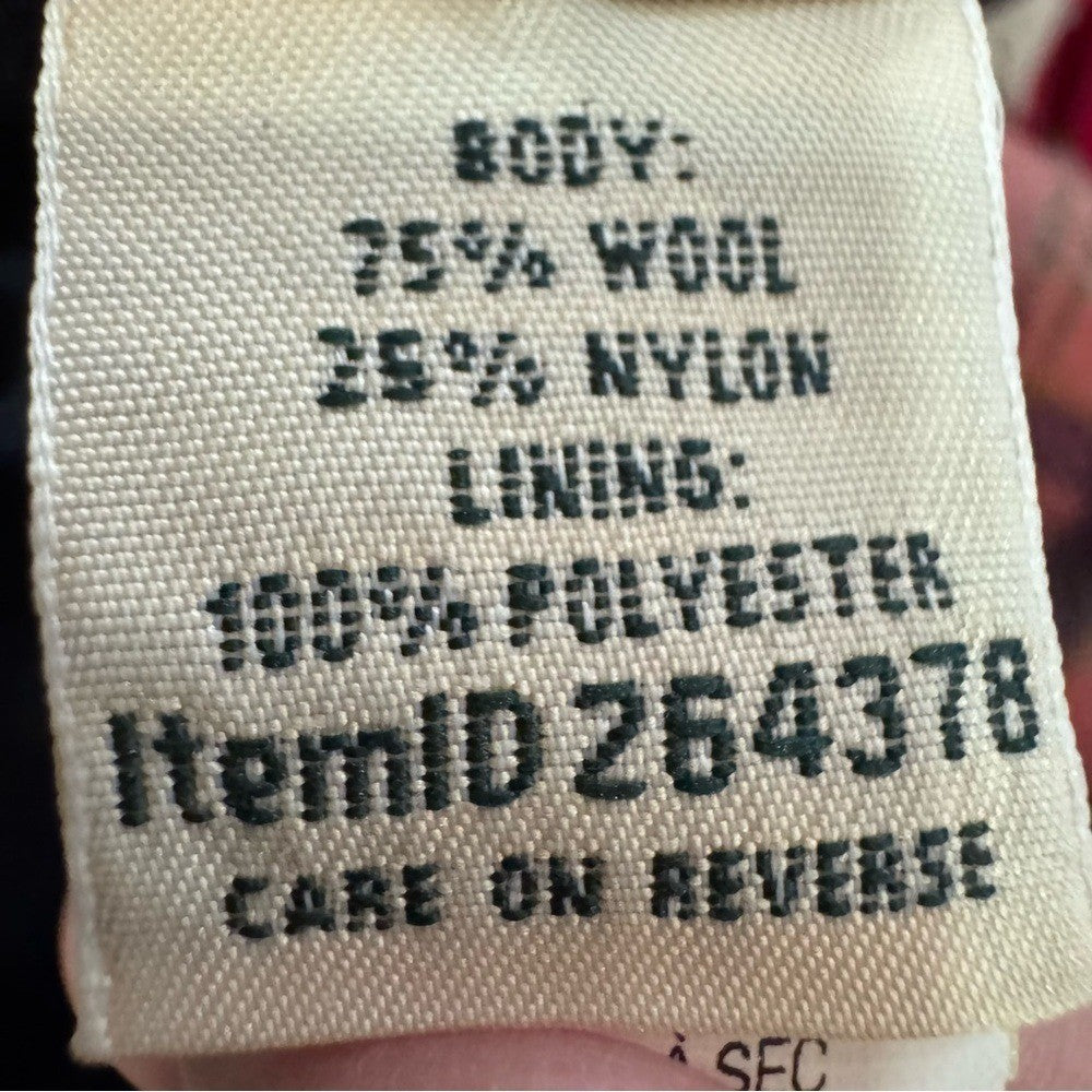 L.L. Bean Favorite Fit Plaid Wool Skirt - Size 6 Petite