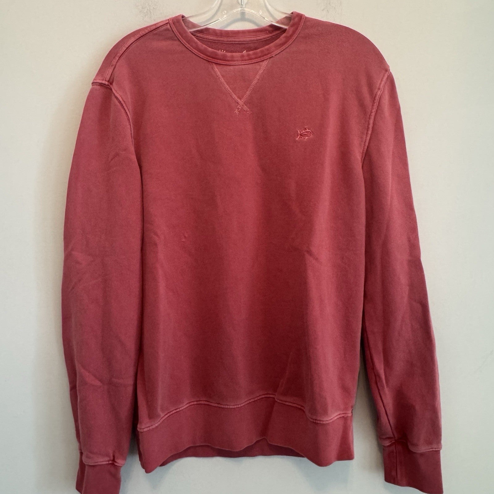Southern Tide Sunfare Collection Sweatshirt Mens Small Red Crewneck Pullover