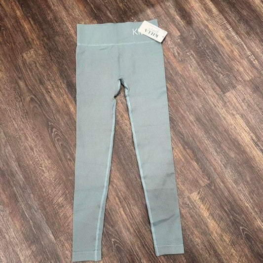 Killa Kambo green ribbed leggings