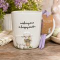 Rae Dunn Wishing Ewe A Happy Easter Mug Lamb Bunny Spring Cup w/ Tag