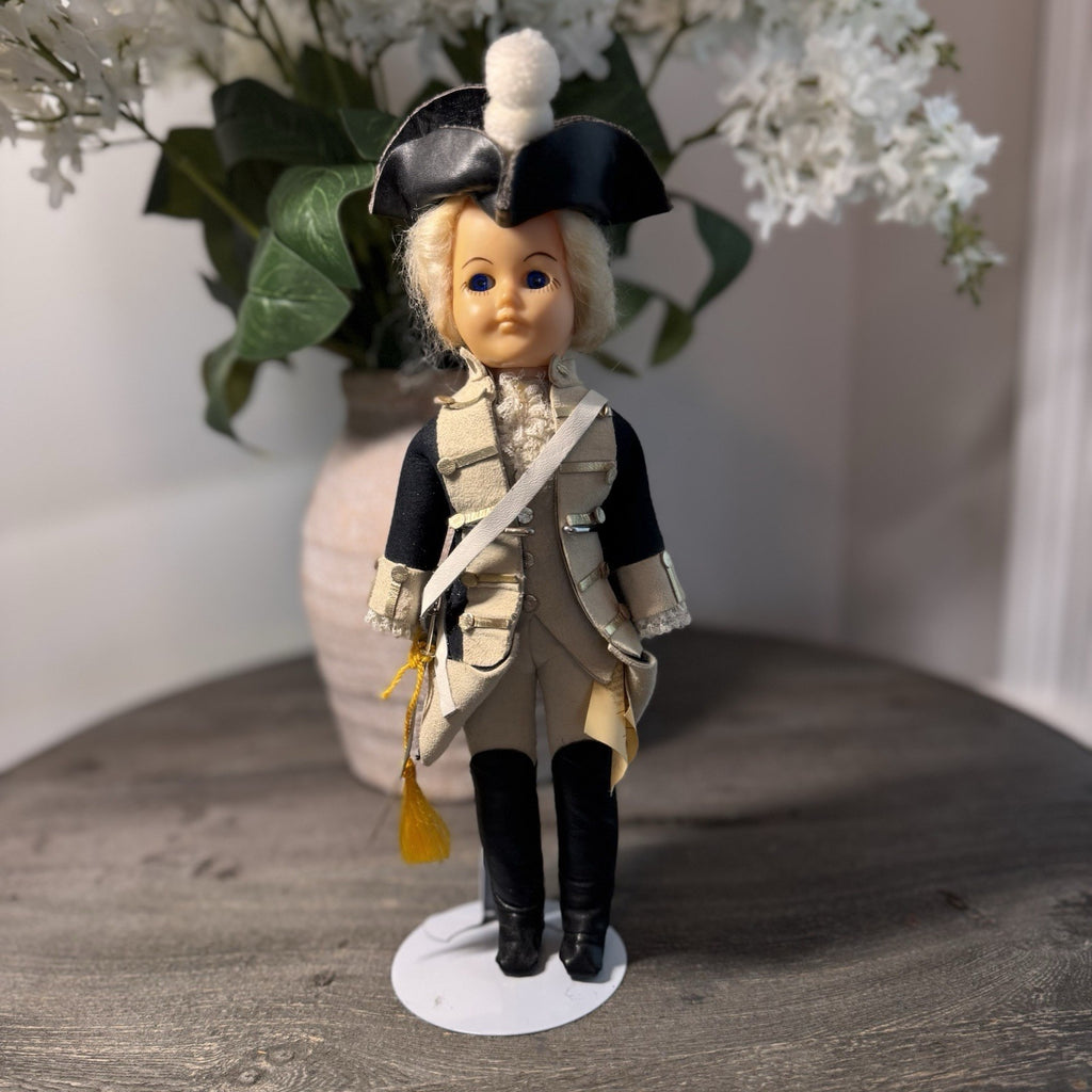 Vintage Carlson Dolls General George Washington 11" Handcrafted USA Stand Tag