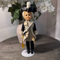 Vintage Carlson Dolls General George Washington 11" Handcrafted USA Stand Tag