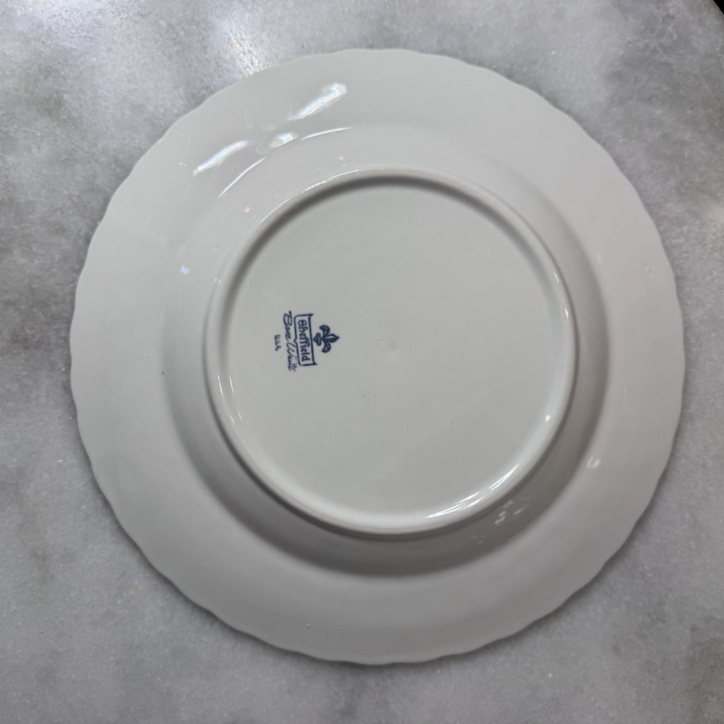 Sheffield Bone White 1967 Calendar Zodiac Signs Decorative Plate Gold Trim 10.25