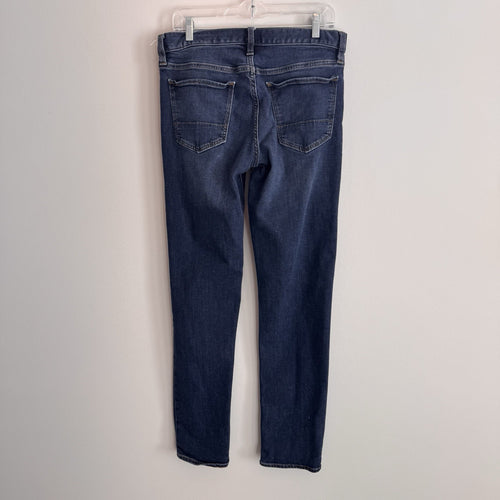 Banana Republic Slim Straight Jeans Mens 32x34 Medium Wash Travel denim