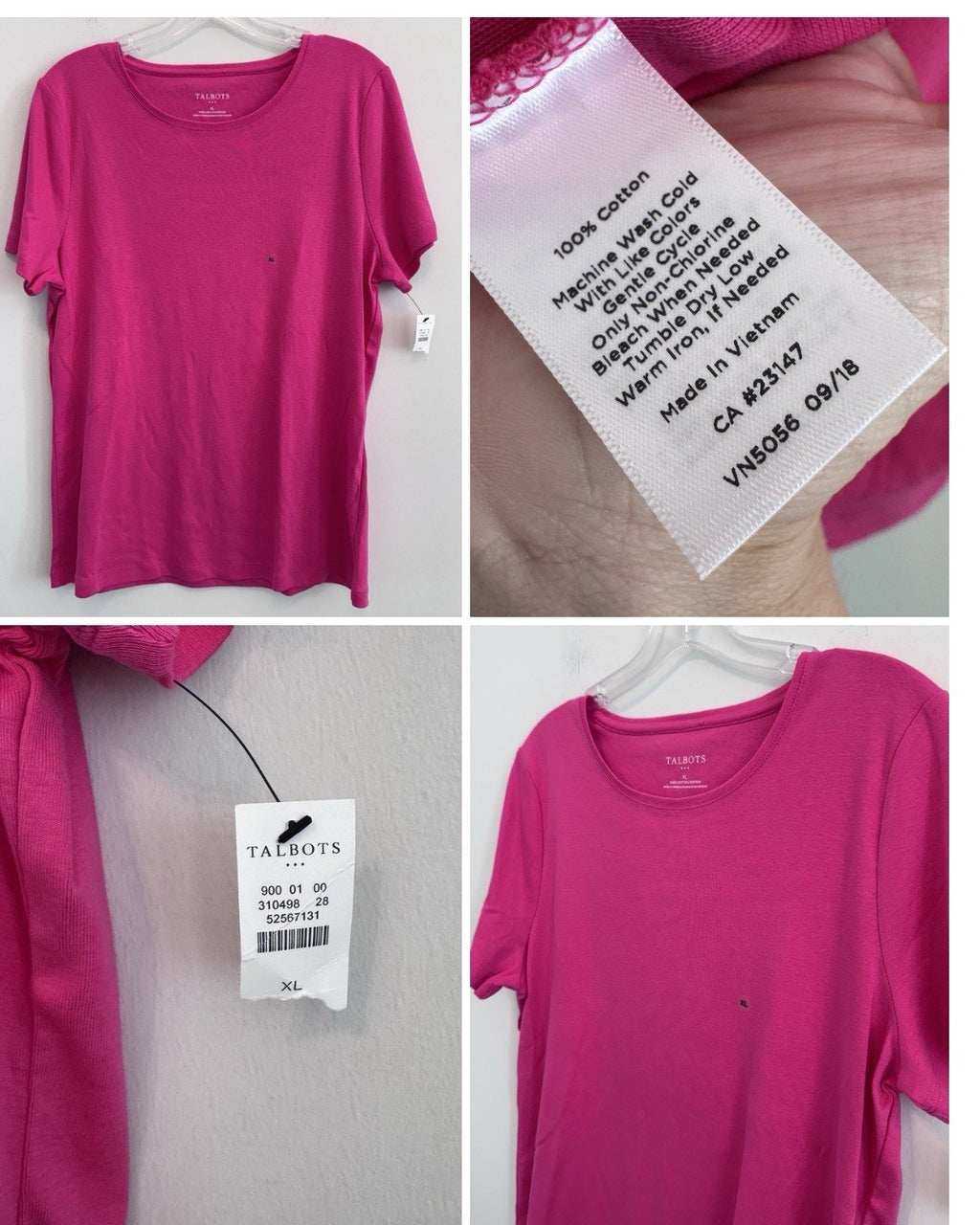 Talbots XL Women’s Clothing Lot Sweater Vest Tops Dress Pink Blue 5Pc Shirt NWT
