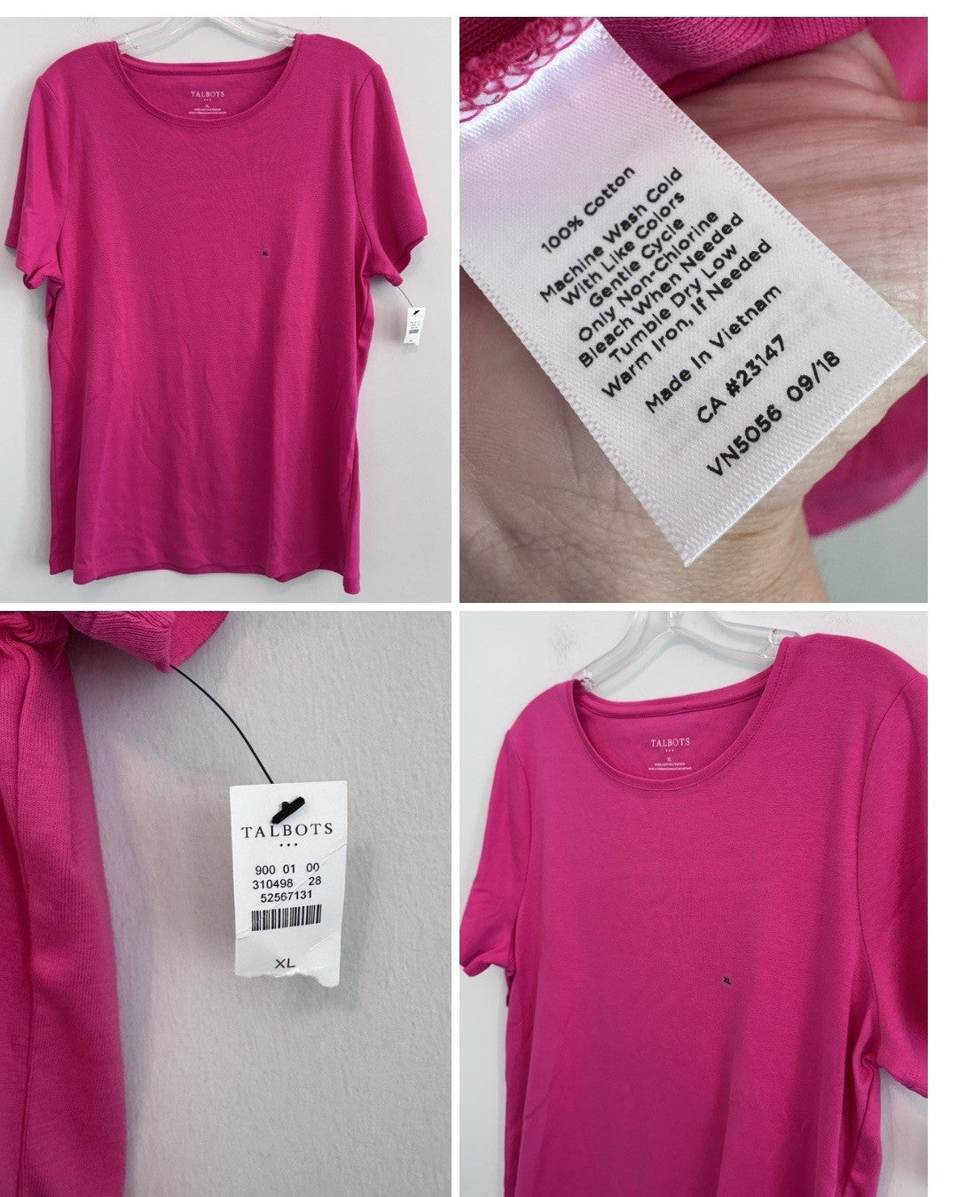 Talbots XL Women’s Clothing Lot Sweater Vest Tops Dress Pink Blue 5Pc Shirt NWT