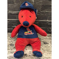 MLB St Louis Cardinals Baseball Red Teddy Bear Good Stuff  Plush Animal Vintage