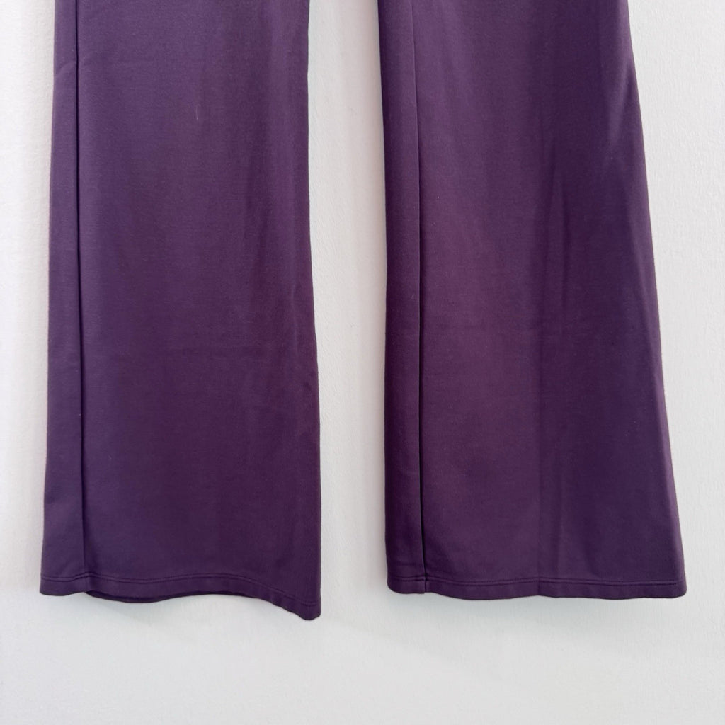 Halara Purple Flare Dress Pants High Waisted Work Office Stretch Yoga Pants Med