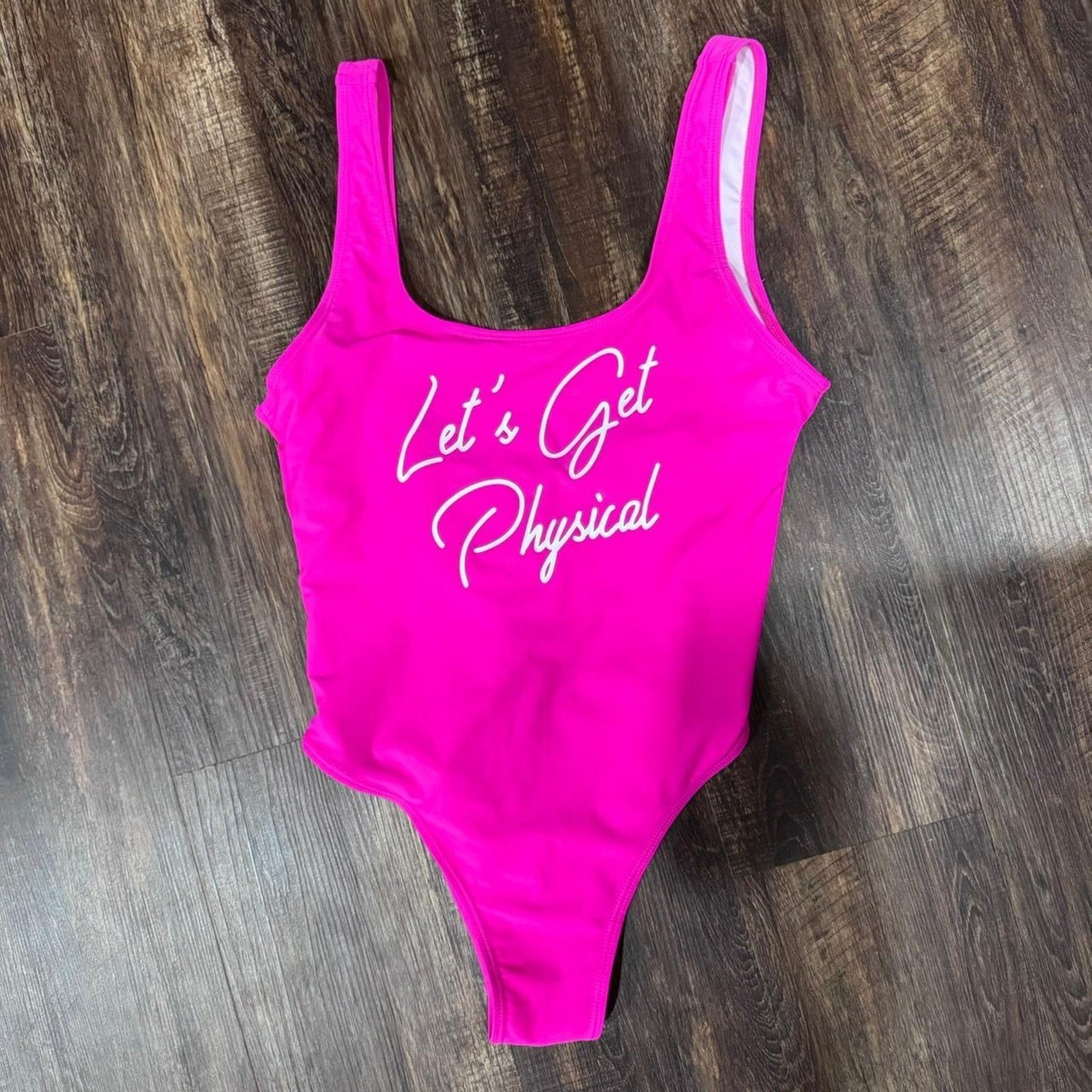 MIAIULIA Retro 80s/90s Inspired High Cut Low Back bathing suit body suit Large