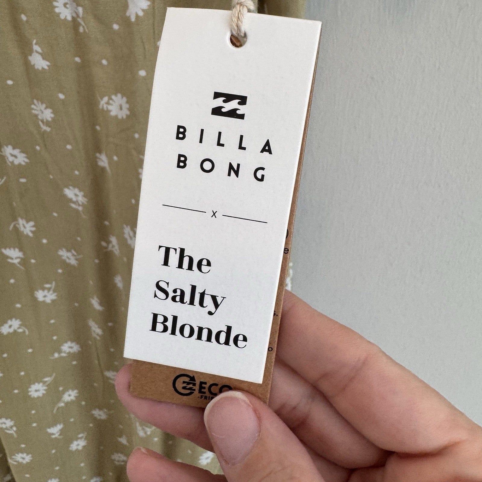 Billabong x The Salty Blonde Floral Mini Dress Women’s M NWT Boho  MSRP79