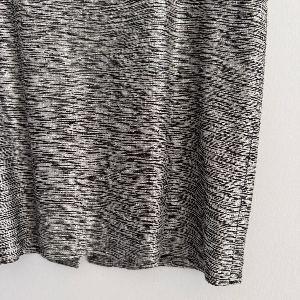 Doncaster Silk Blend Pencil Skirt Size 12 Black Gray Career Office NWT Women’s