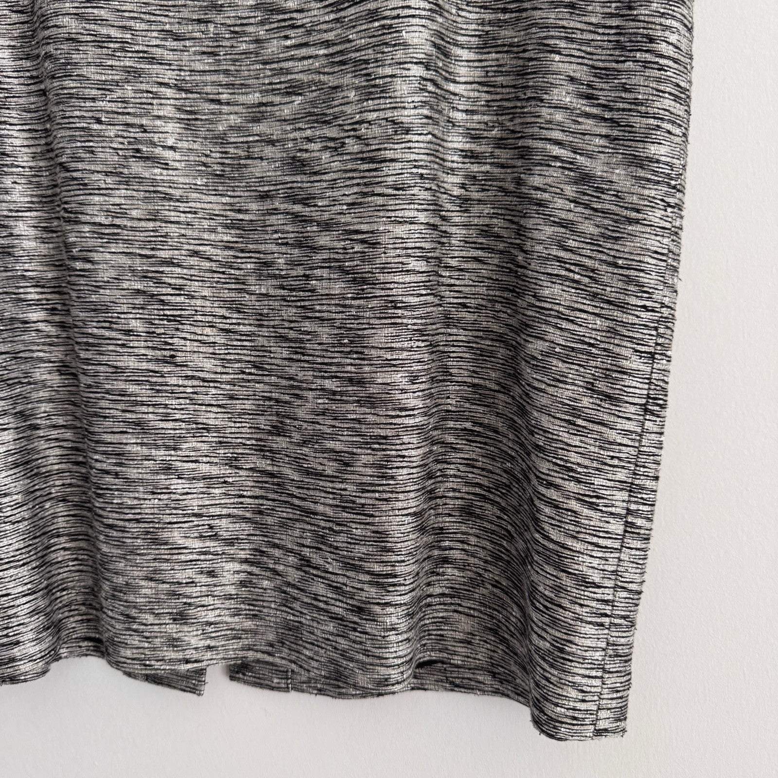 Doncaster Silk Blend Pencil Skirt Size 12 Black Gray Career Office NWT Women’s