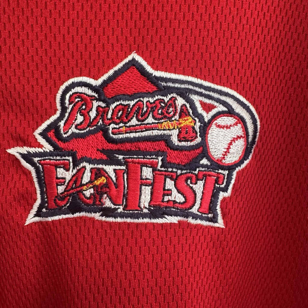 Antigua Atlanta Braves FanFest Polo Shirt Men’s XXL Red Performance Golf