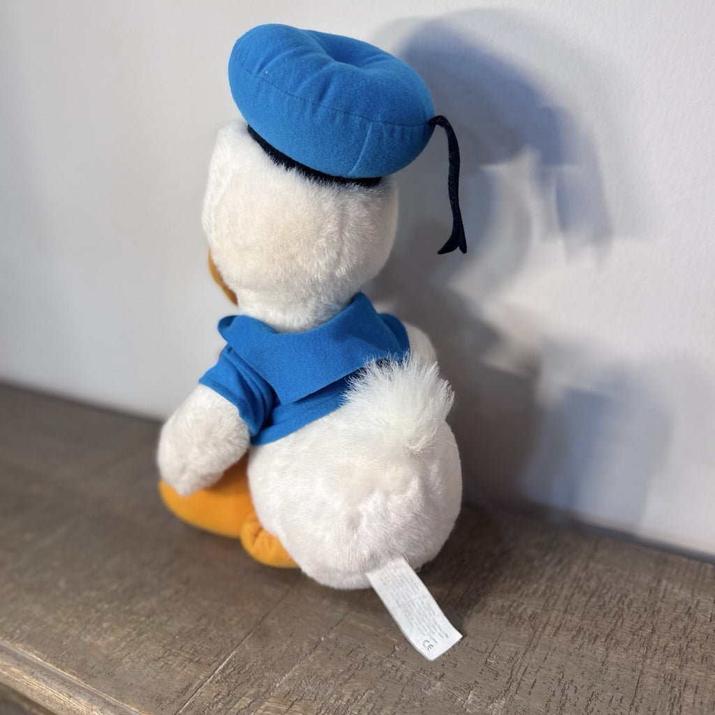 Disney Donald Duck Plush 12” Stuffed Animal Blue Sailor Outfit Vintage Style