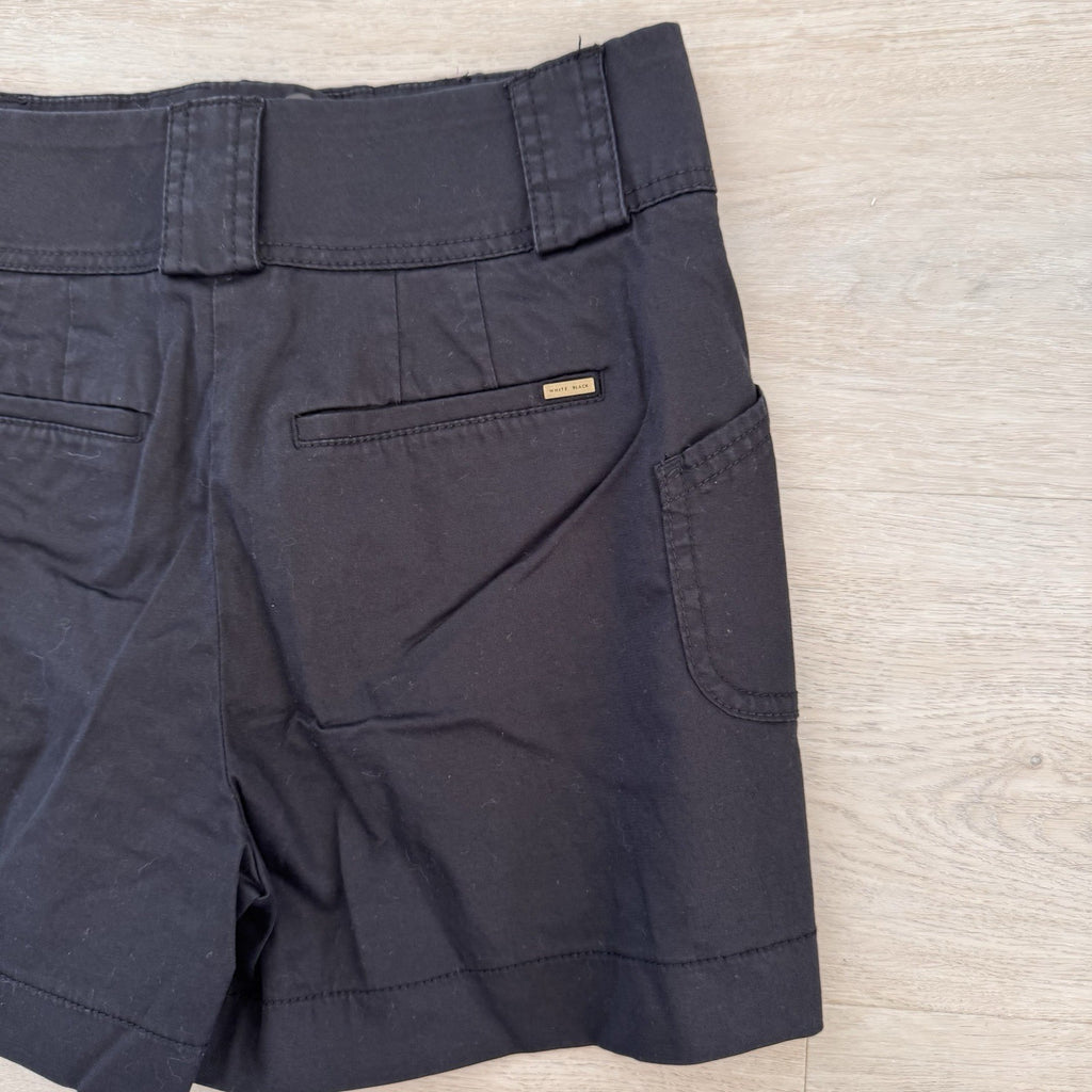 White House Black Market 4” Shorts Sz 2 Black Tailored Women’s