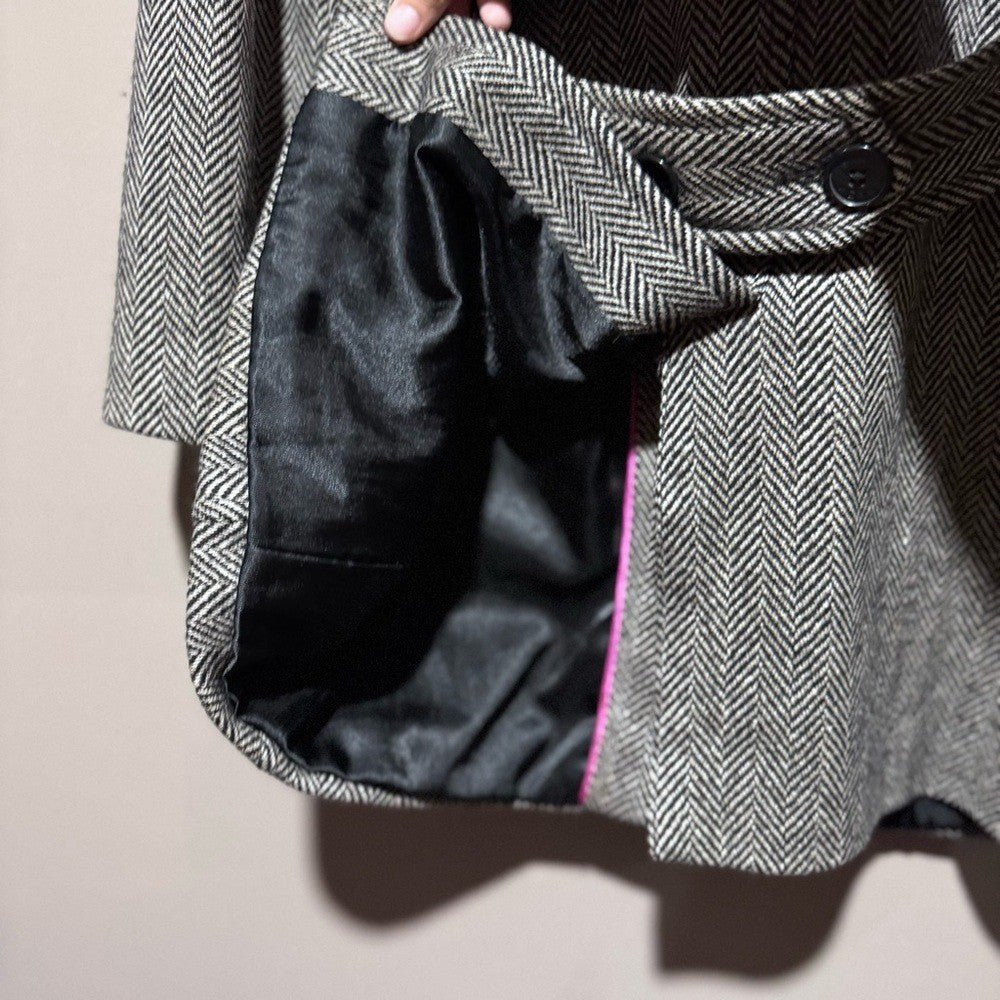 Isaac Mizrahi for Target Herringbone Wool Coat – Women's Small