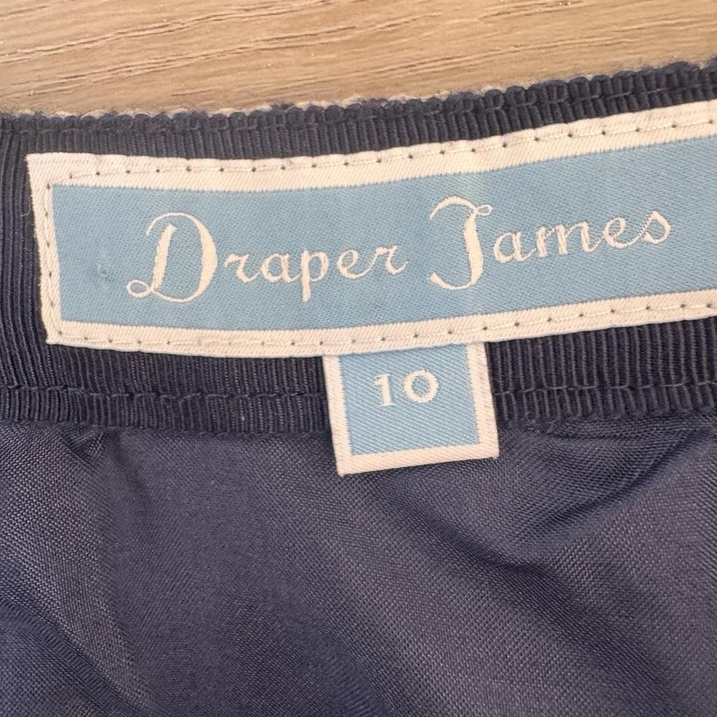 Draper James Houndstooth Pencil Skirt Size 10 Wool Blend Lined Women’s