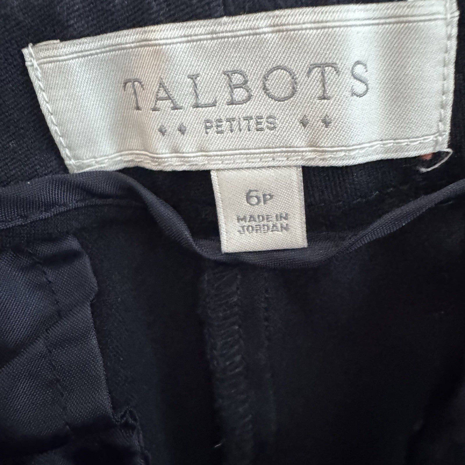 Talbots Pants Women’s 6P Navy Blue Signature Capri Flat Front Summer Outdoors