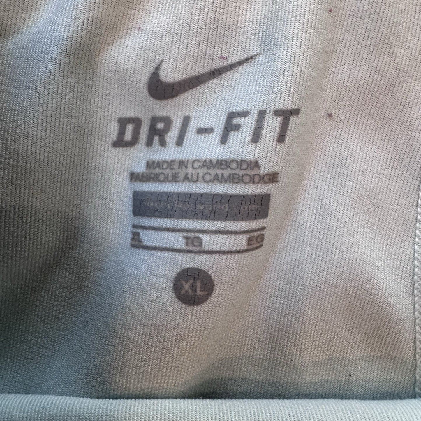 Nike Dri-Fit Women’s Tennis Skirt Size XL Built-In Shorts Ombre Aqua White Skort