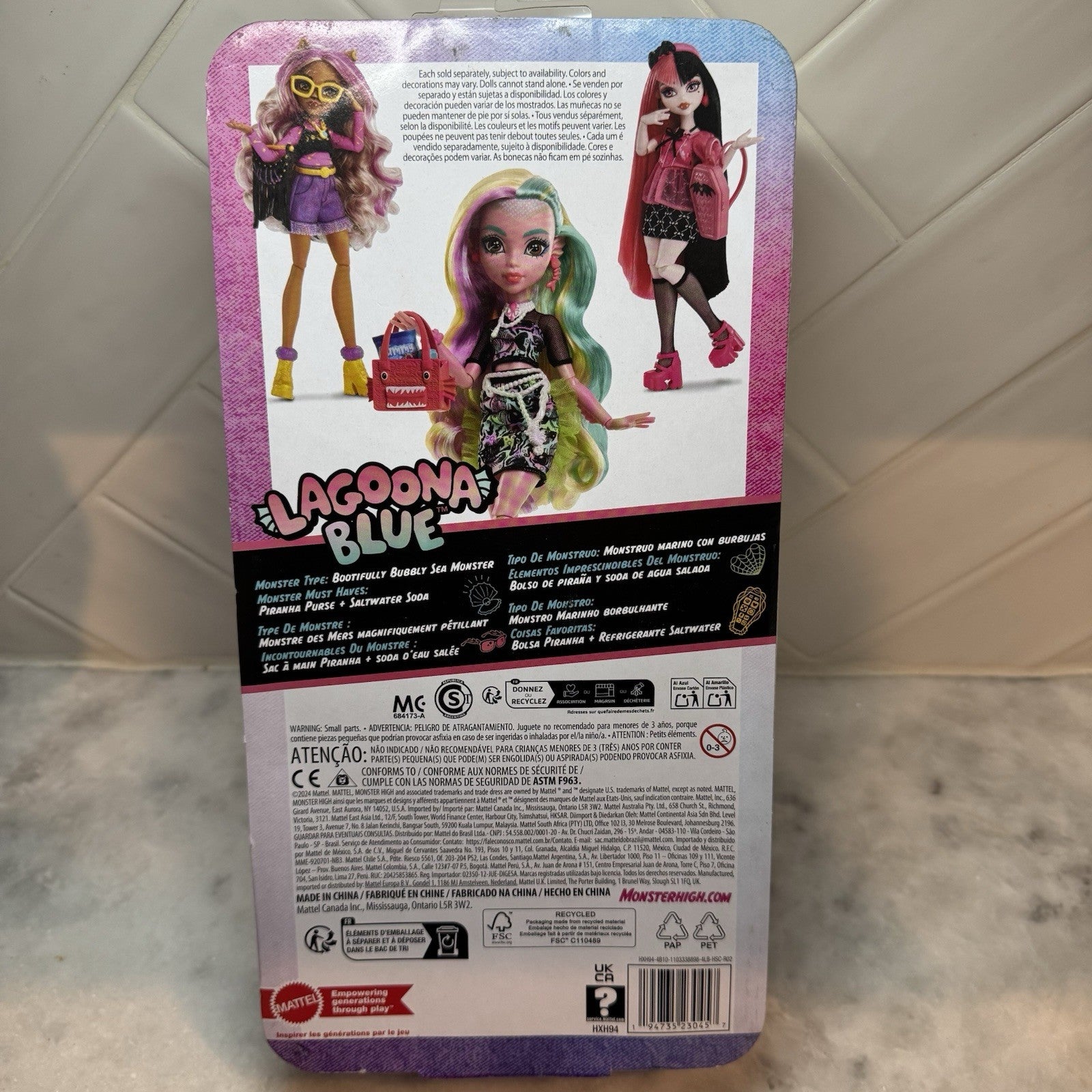 Monster High Lagoona Blue Day Out Doll with Accessories | Mattel | NIB 