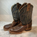 Cody James Boots Mens Size 7.5 Brown Leather Western Square Toe Cowboy