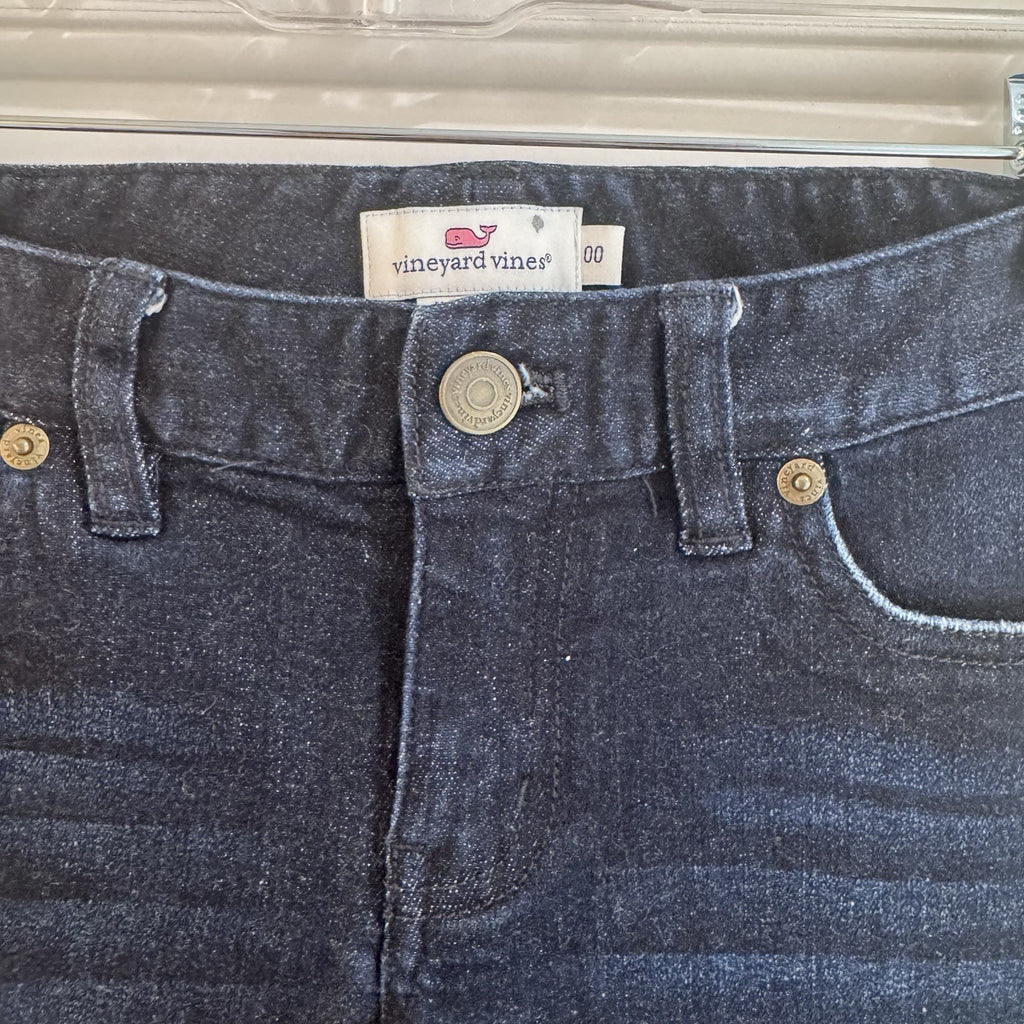 Vineyard Vines Womens Skinny Jeans Size 00 Dark Wash Stretch Denim