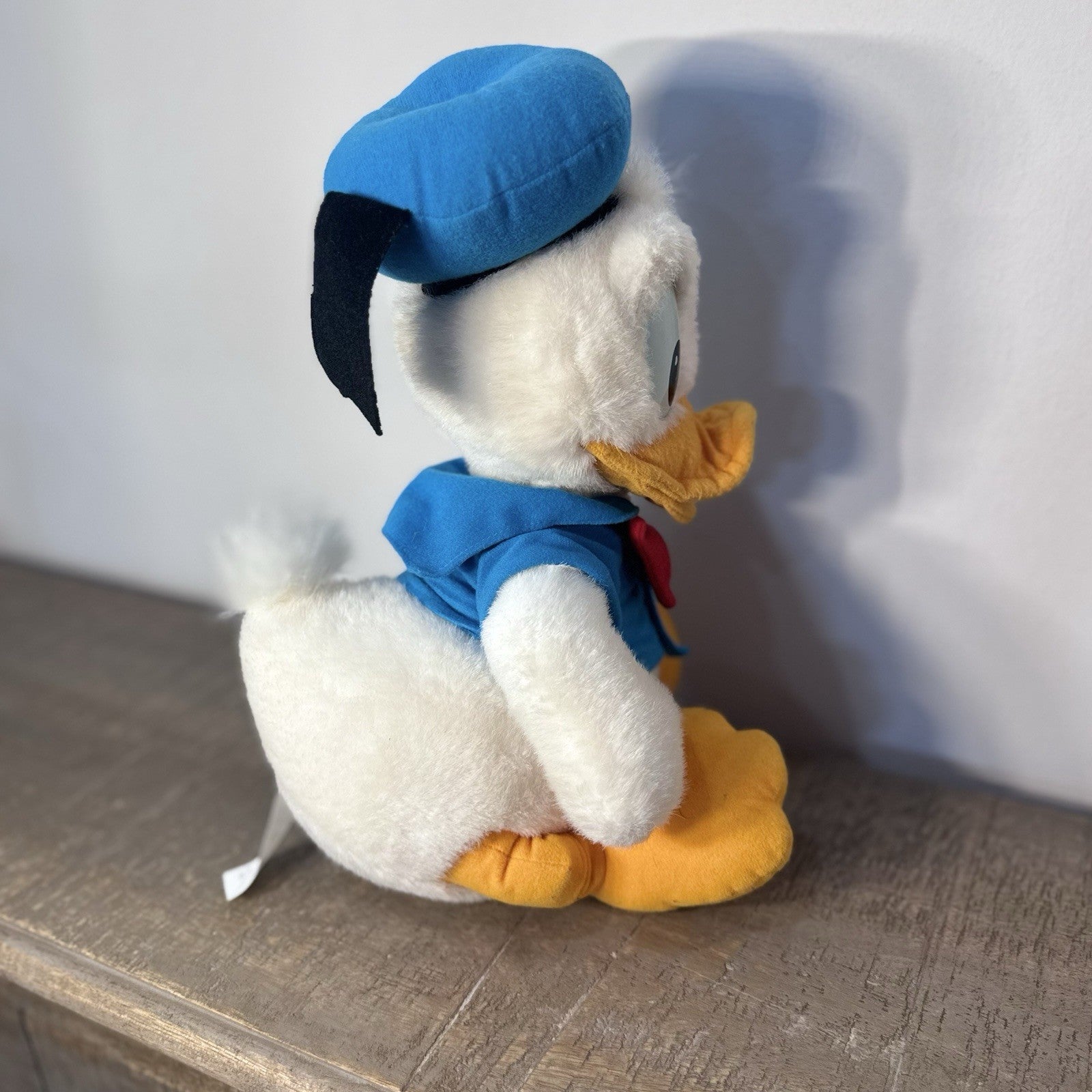 Disney Donald Duck Plush 12” Stuffed Animal Blue Sailor Outfit Vintage Style