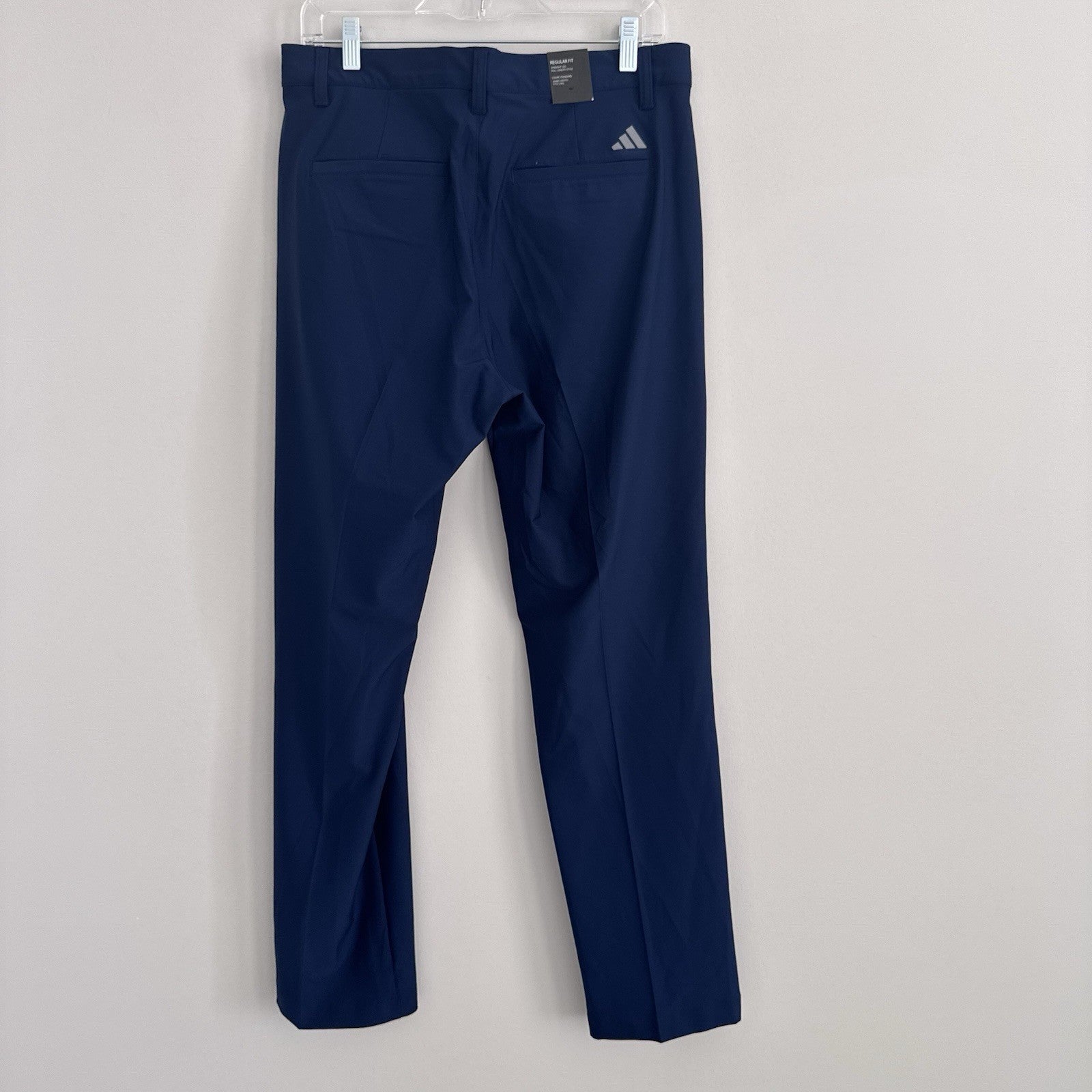 Adidas Golf Pants 32 Navy Regular Fit Straight Leg NWT