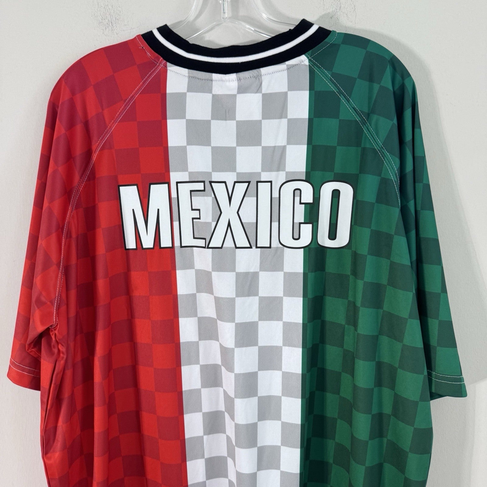 NWT Umbro Mexico Jersey Mens Large Soccer Shirt Green White Red NEW Ships Fast!