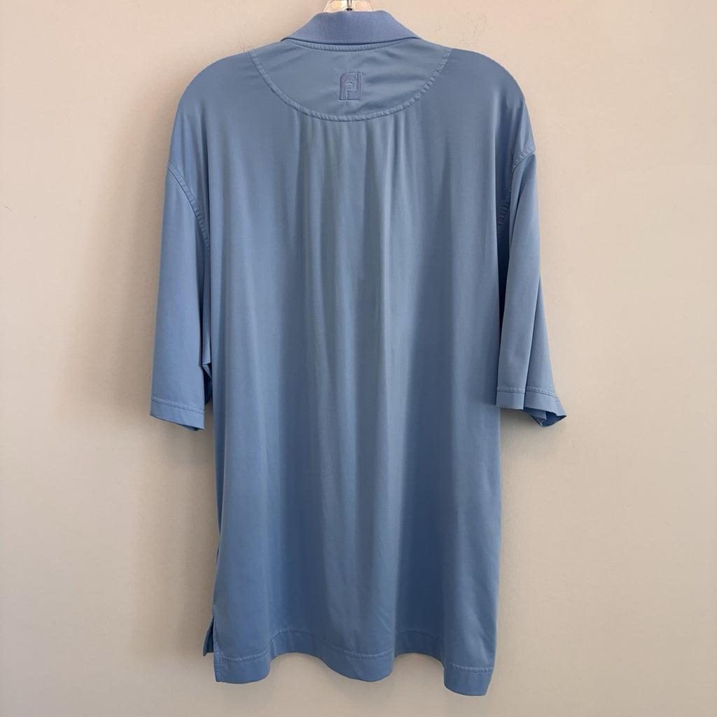 FootJoy FJ Cateechee Golf Club Polo Shirt Men’s Medium Blue Performance