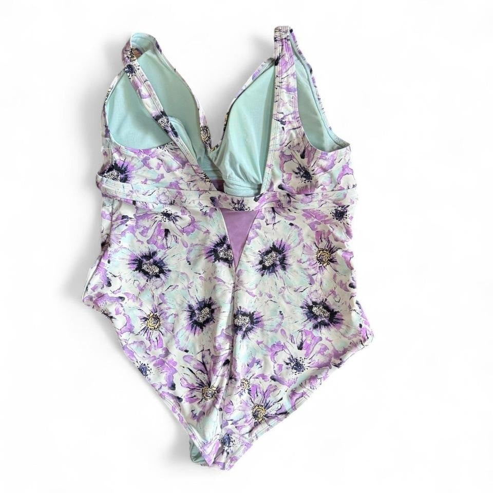 Adore Me One Shoulder Floral Swimsuit | Size 3X