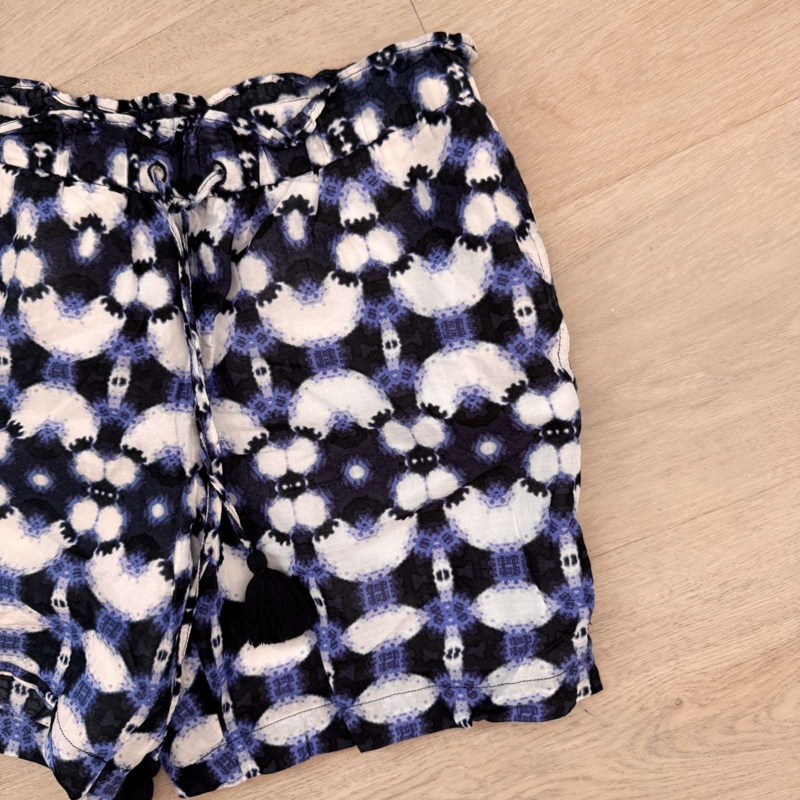 Talbots XS Shorts Bundle Lot 3 Tropical Pull On Summer Casual Linen