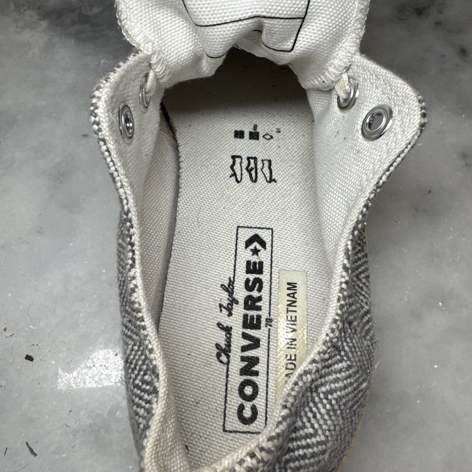 Converse Chuck 70 Renew Cotton Herringbone Low Top M6 W8 166703C