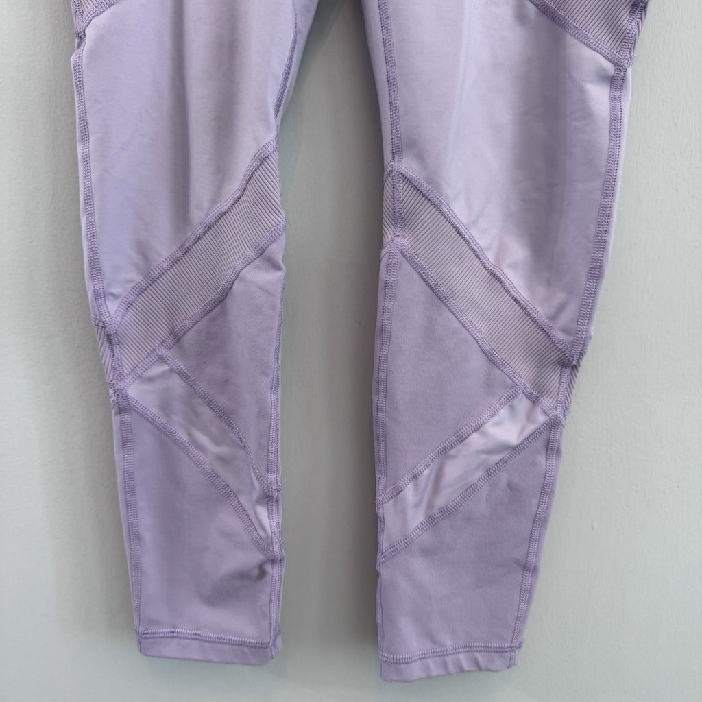 Lot of 3 Aerie American Eagle Leggings Blue Purple Tie Dye Pocket Hugger Medium