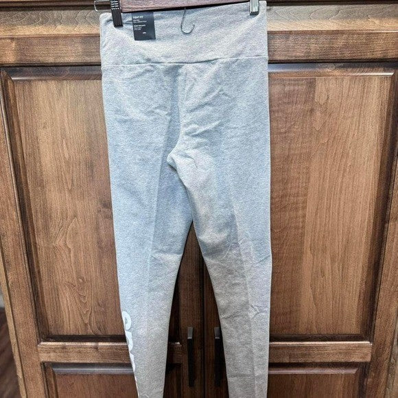 XS Adidas Tight Fit High Rise Full Length Leggings Womens Sz XS GL0638 Grey NEW