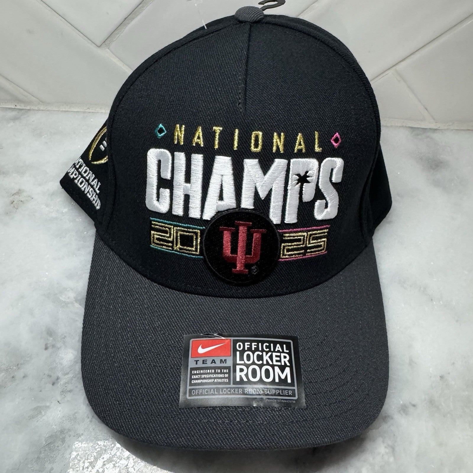 Indiana Hoosiers College Football National Champions 2025 Locker Room Hat Nike