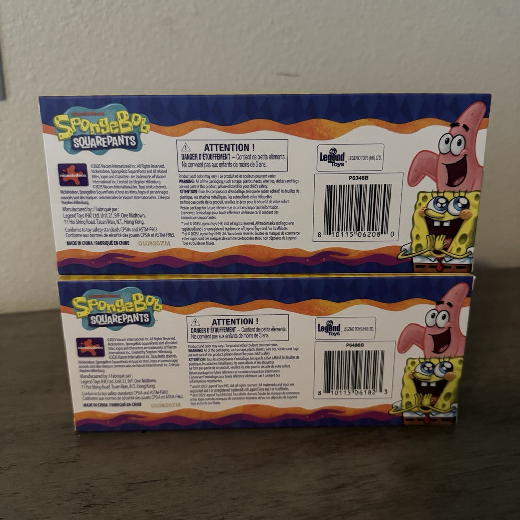 SpongeBob SquarePants Mini Figures Glow In Dark Skeleton Lot Sealed Rare Find