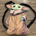 Rare Star Wars "The Child" Baby Yoda Grogu Mandalorian 3D Shaped Plush Backpack