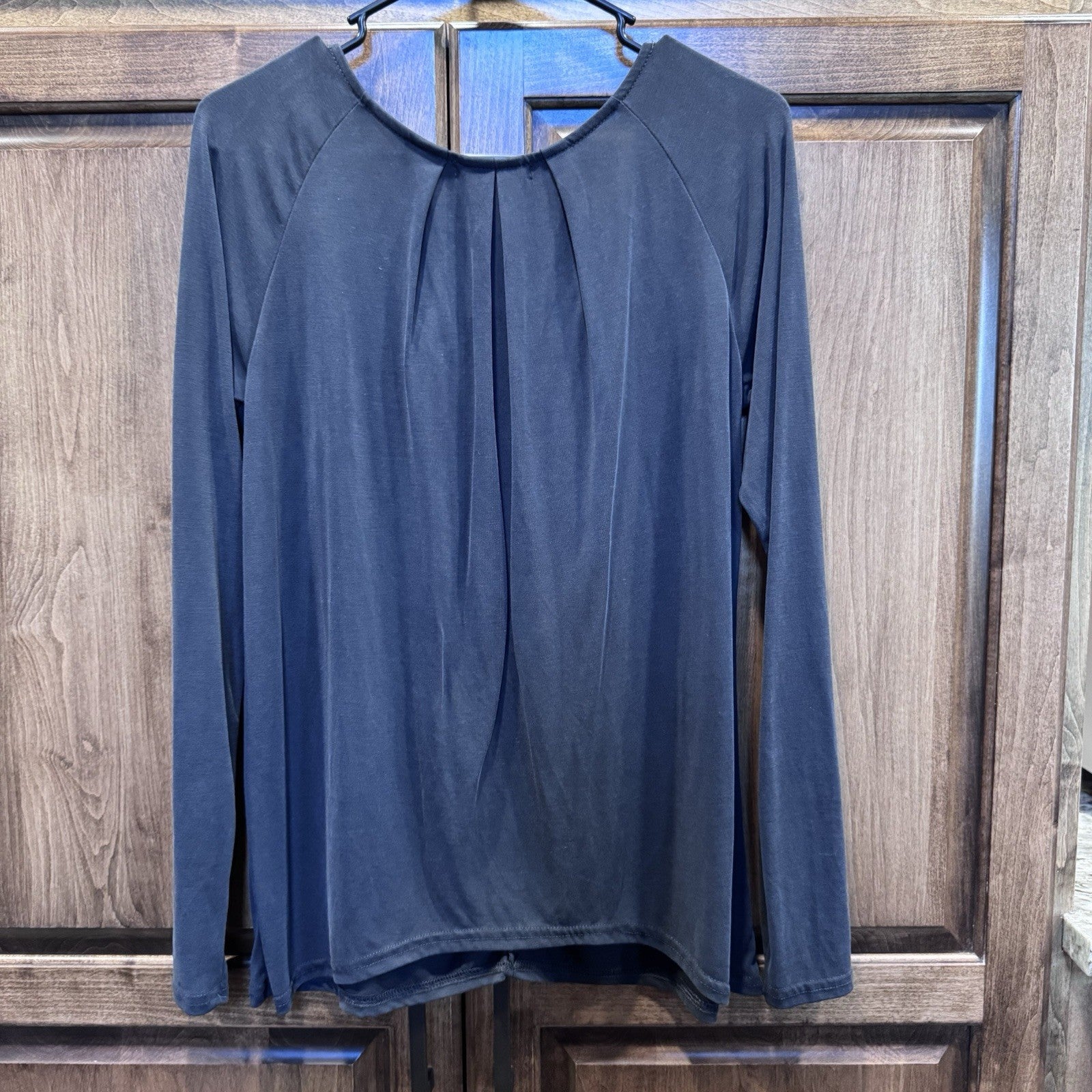 Red By BKE Draped Front Long Sleeve Top – Size M