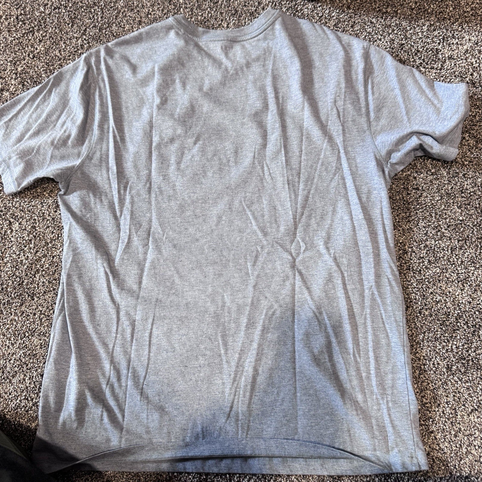 ROWM Men’s Graphic T-Shirt Size M Shaka Skeleton Hand Retro Surf Stripe Tee Gray