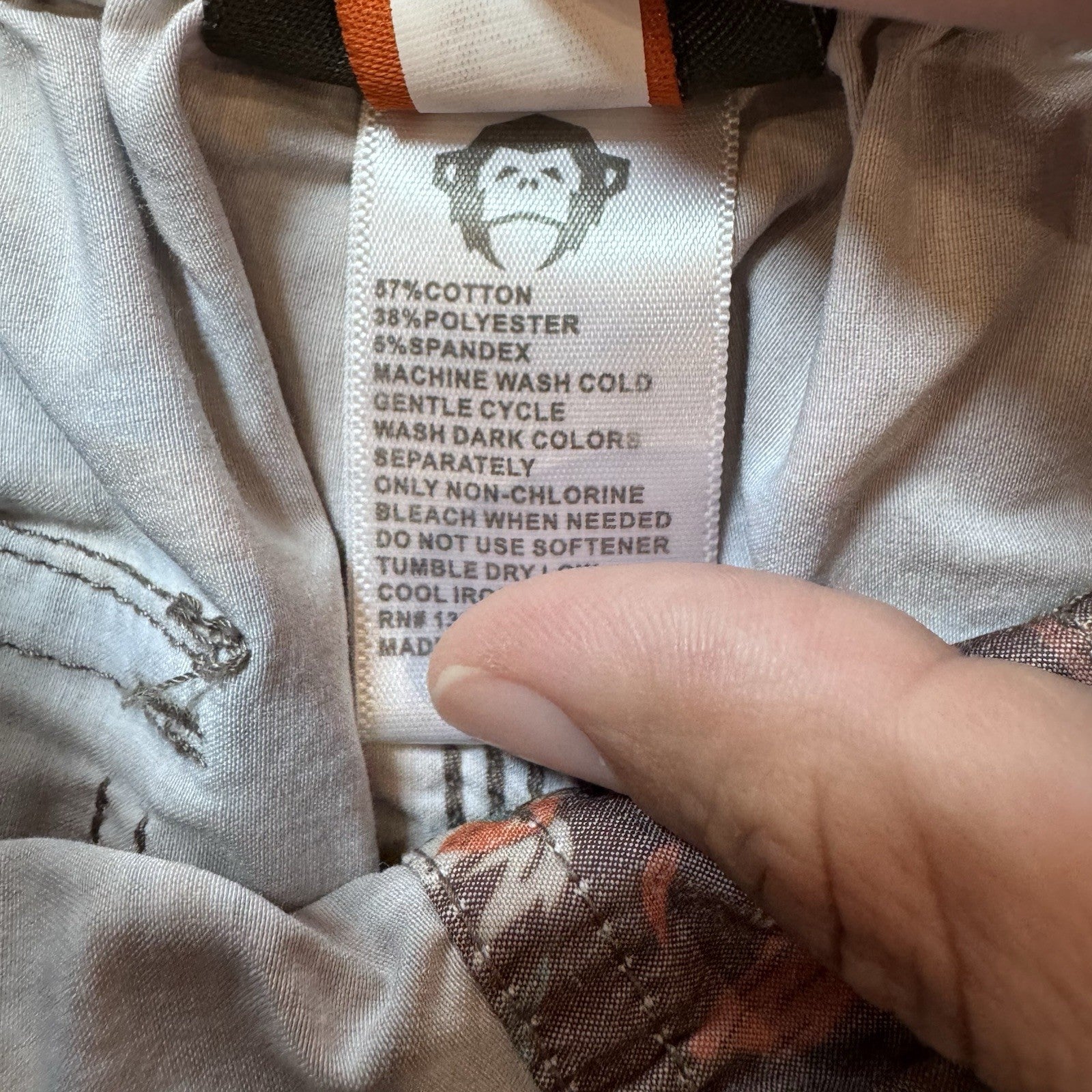 Howler Brothers Boys Swim Trunks Size Large Brown Tropical Parrot