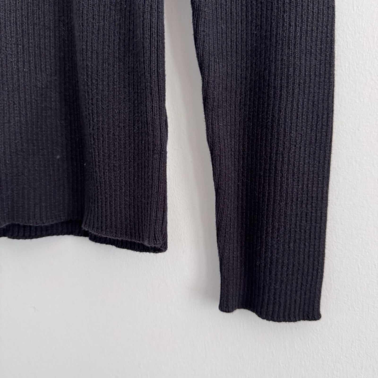 Lauren Ralph Lauren Pullover Turtleneck Cable Knit Sweater Women Sz PS Black